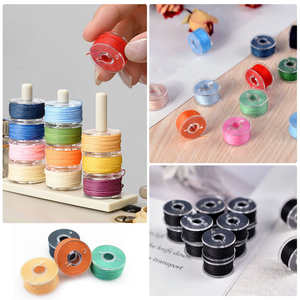 Lot de 25 canettes à fil vides pour machine à coudre domestique, boîte de rangement incluse - Product Image 4