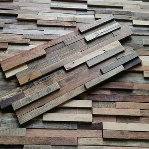 Pannello di rivestimento murale decorativo in legno massello flessibile di lusso 3d Art decorativo solido 3d pannello di legno da parete - Product Image 3