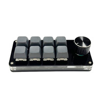 Teclado Programable de 8 Teclas con Macros, Teclado Numérico Programable USB-C Mini, Personalizado, Multimedia, RGB LED, Mecánico, Intercambiable en Caliente, para Escritorio