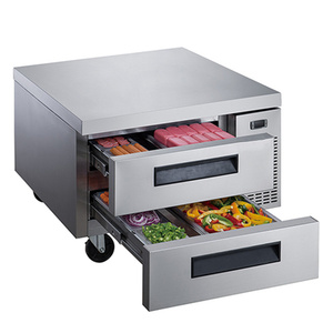 Chef Base Comercial <span class=keywords><strong>Restaurante</strong></span> <span class=keywords><strong>Utensilios</strong></span> <span class=keywords><strong>de</strong></span> <span class=keywords><strong>cocina</strong></span> <span class=keywords><strong>de</strong></span> acero inoxidable chef base refrigerador enfriador - Product Image 3