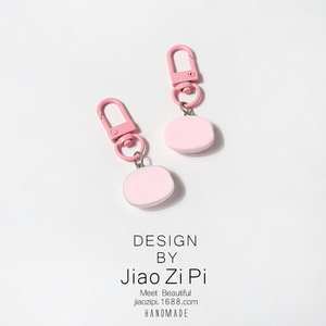 Phim hoạt hình dễ thương màu hồng lợn <span class=keywords><strong>Keychain</strong></span> Mặt dây chuyền hàng ngày tất cả các trận đấu đơn giản MengMeng túi nhỏ treo phụ kiện <span class=keywords><strong>Keychain</strong></span> - Product Image 4