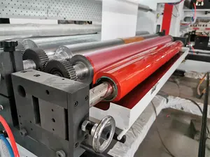 Mesin cetak flexographic, kecepatan tinggi 80m menit empat warna bukan tenun kain
