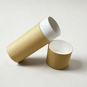 Custom Eco-Friendly Kraft Paper Tube Round Cardboard Tube <b>Packaging</b> For Tea And Coffee - Product Image 6