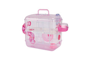 Gabbia per cani di alta qualità in plastica criceto gabbia per topi Multi-strato di dimensioni con facile da trasportare la maniglia modello solido all'ingrosso della scatola di fabbrica - Product Image 4