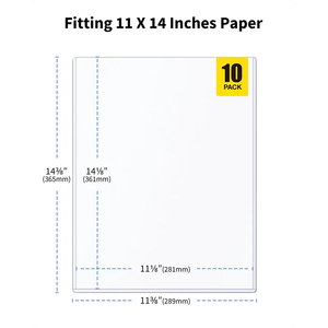 11X14 Toploader Titulaire <span class=keywords><strong>Photo</strong></span> ou Lobby Cartes Top Loader Protecteur - Product Image 3