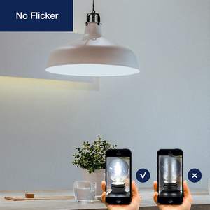 Lampe LED flexible à filament de couleur fumée surdimensionnée, double spirale G125 4w, options E26 E27, lampe LED pour décoration intérieure - Product Image 5