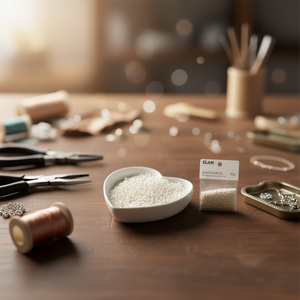 Perline Ilan Abalorios da 2 mm, 50 g, per la creazione di gioielli - Product Image 3