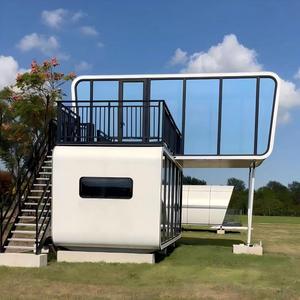 <span class=keywords><strong>Casa</strong></span> Capsula Prefabbricata di Lusso Personalizzata per Esterni, <span class=keywords><strong>Mini</strong></span> Ufficio Mobile a Due Piani, Cabina Insonorizzata per Glamping - Product Image 3