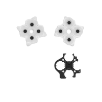 Kit complet de patins en caoutchouc silicone conducteurs de remplacement pour manette PS5 DualShock 5 versions V1.0 V2.0 V3.0