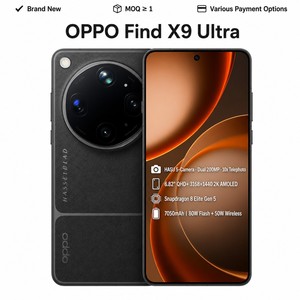 สมาร์ทโฟน OPPO Find X9 Ultra 5G รุ่นดั้งเดิม ชิปเซ็ต Snapdragon 8 Elite Gen5 กล้อง Hasselblad 200MP หน้าจอ AMOLED 6.82 นิ้ว แบตเตอรี่ 7000mAh - Product Image 1