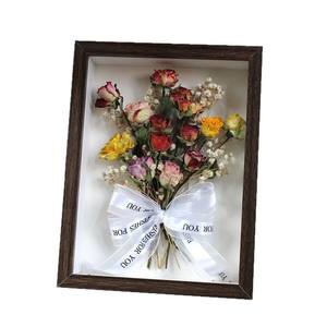 Arte enmarcado con flores preservadas - Decoración de pared con flores reales preservadas para el hogar y exhibición en mesa - Product Image 6