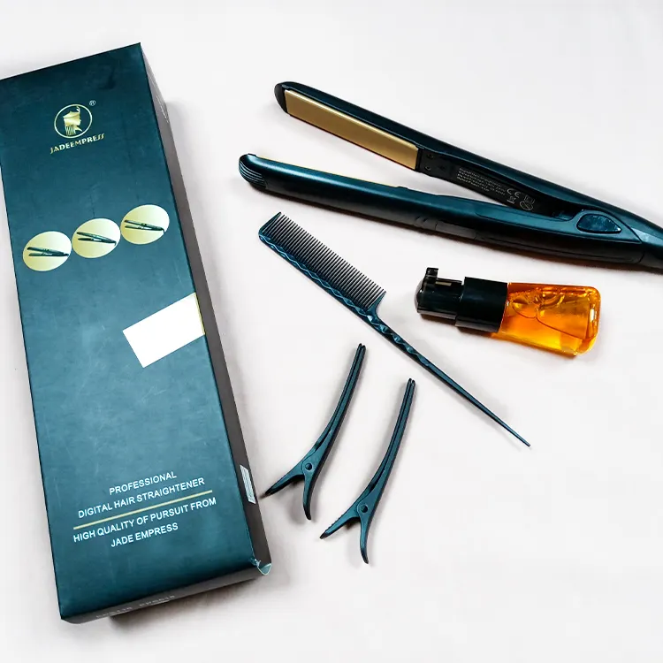 Pelo Plancha केबेलो Piastra प्रति Capelli ई Barba Alisador डे Cabelo Profissional सबसे अच्छा प्रो बाल Straightener और Curler 2 एन 1