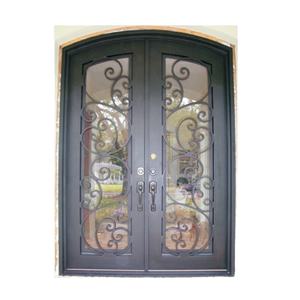 Porte simple Offre Spéciale personnalisée à deux vantaux Porte en fonte Porte en fer à coupure thermique - Product Image 2