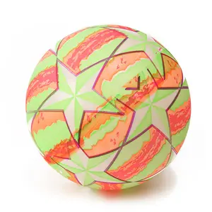 Newest sale beautiful color changing outdoor sport balls florescent light pvc balls