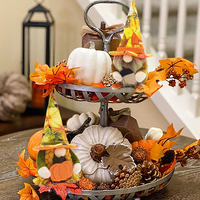 Gnomes en peluche faits à la main Boheng, décorations d'automne pour la fête de la récolte, la fête de Thanksgiving, les fêtes de fin d'année, citrouille, gland, gnome nain