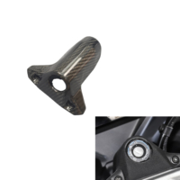 Cache-clé d'allumage et protection de silencieux en fibre de carbone sèche 3K 100% pour CFMOTO 450 SR
