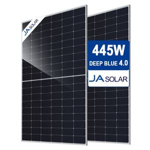 Panneau solaire JA JAM54D40 MB 420-445W JA Panneau photovoltaïque Type N Double module bifacial en verre 420W 425W 430W 435W 440W 445W - Product Image 1