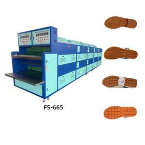 Máquina para Eliminar Arrugas en Suelas de Zapatos FS-665 de Doble Capa EVA de Alta Resistencia con Motor y Rodamientos 380V, 1 Año de Garantía - Product Image 1
