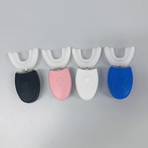 Brosse à dents électrique portable en forme de U à poils souples, étanche IPX7, avec fonction de blanchiment des dents, pour nettoyage dentaire ultrasonique en gros - Product Image 5