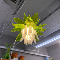Design d'éclairage moderne nordique personnalisé hall d'hôtel salle de bal salon villa duplex chambre à coucher lustre moderne de lampe de fleur de luxe