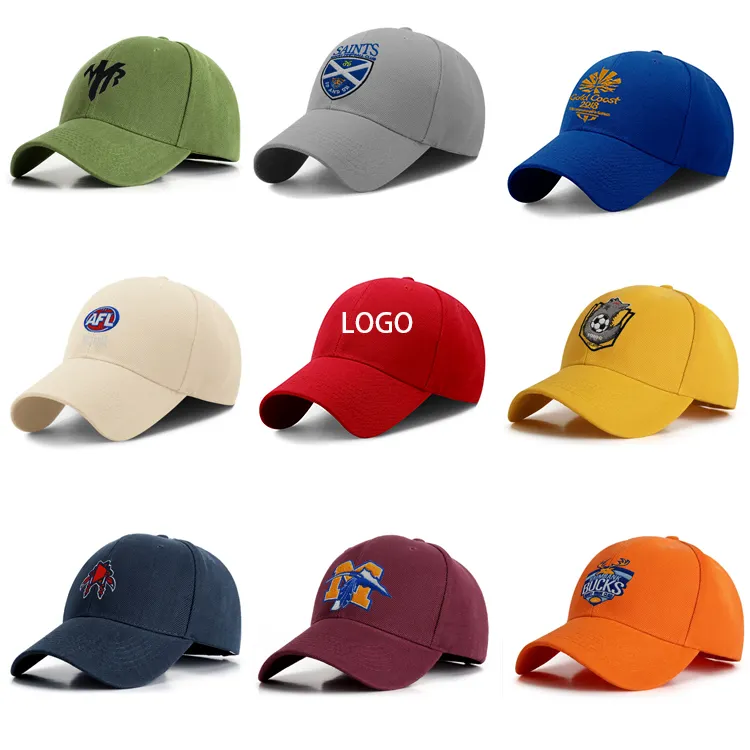 Boné de beisebol com logotipo de PVC de borracha com 5 painéis bordados personalizados boné snapback chapéus