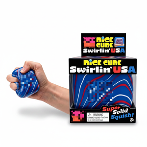 Special Commemorative Edition Vortex Stress Relief Toy USA Independence Day Swirlin <b>Squishy</b> NeeDoh Nice Cube Squeeze Toy - Product Image 3