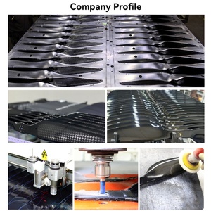 ใบพัดเครื่องยนต์เกรดเครื่องบินคาร์บอนไฟเบอร์ทนน้ำเค็มมีแรงขับสูง - Product Image 5