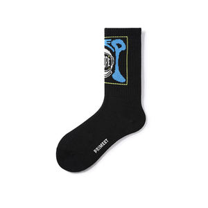 Chaussettes de mode personnalisées de haute qualité avec logo jacquard, design gratuit - Product Image 6