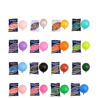 Ballon décoratif rond mat épais de 10 pouces 22g de la marque O pour la décoration de mariage et de fête d'anniversaire