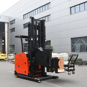 <strong>High</strong> Performance 1ton 1.5ton Narrow Aisle Three-way <strong>Forklift</strong> Electric Pallet Stacker Lift 12m 13m VNA <strong>Forklift</strong> Reach Truck - Product Image 1