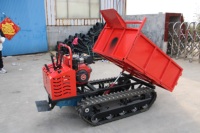 Livraison gratuite 800kg 1200kg 1500kg Véhicule de transport sur chenilles avec grue Dumper agricole à vendre