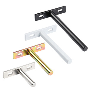 Haidibosi T-Shaped <b>Shelf</b> Support Iron Concealed Floating <b>Bracket</b> For Wooden Board Wall Mounting - Product Image 4