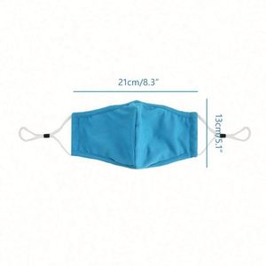 Unisex <b>Sun</b>-Protection Fabric Cloth Black Face Mask Facemask Cotton Custom Black Reusable Washable Facemask - Product Image 6