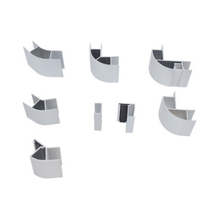 Perfil de aluminio para baño, <span class=keywords><strong>accesorios</strong></span> de modificación de <span class=keywords><strong>coche</strong></span>, anodizado, <span class=keywords><strong>camper</strong></span>, 15 ranuras, hecho en China - Product Image 2