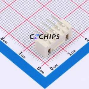 BX-HA2.54-5PWZ-GW Wire-to-Board Pin Header Bent Lead Through Hole,P=2.5mm Connector 1x5P 2.5mm Right Angle Insert 5P - Product Image 2