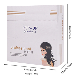 <span class=keywords><strong>Wangda</strong></span> Paquete de 200 Hojas de Papel de Aluminio Pop-up para Herramientas de Barbería, Salón de Belleza y Permanentes - Product Image 2