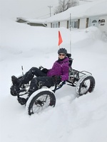 Quadricycle électrique tout-terrain TrikExplor F420E 48V 500W avec moteur central Bafang, pneus larges, 4 roues, pour la neige et le sable
