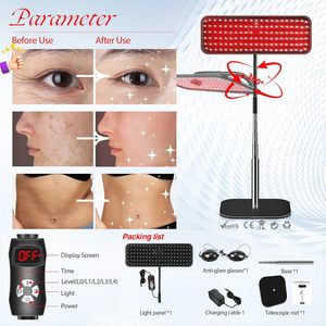 Lámpara <span class=keywords><strong>de</strong></span> Sauna <span class=keywords><strong>de</strong></span> Luz Infrarroja LED Roja para Cuerpo Completo y Rostro, Dispositivo <span class=keywords><strong>de</strong></span> Salud y Belleza para Aliviar Músculos y Articulaciones - Product Image 3