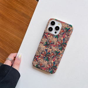 เคสโทรศัพท์ลายดอกไม้แบบอ่อนโยน สไตล์ภาพวาดสีน้ำมันวินเทจ บางและเบา ป้องกันการตกกระแทกได้ เหมาะสำหรับซีรีส์ไอโฟน - Product Image 2