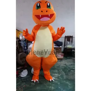 Hengyuan kostum Anime pesta Halloween menggunakan kostum maskot Barney naga ungu maskot untuk dijual TV & kostum Movle