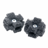 Outils abrasifs : Roue de polissage croisée avec tige pour l'application de polissage des rainures d'angle et des surfaces de contour