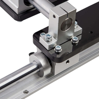Kit combiné de guides linéaires DYCD haute précision en acier au carbone et aluminium - Table de routeur CNC à 3 axes, assemblage facile et fluide