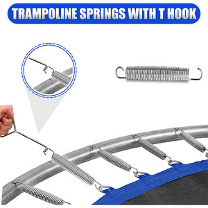 Custom Factory-Accepted Stainless <b>Steel</b> Twisted Coil Spiral Torsion <b>Springs</b> for Industrial Use Nickel Surface for Toy Models - Product Image 2