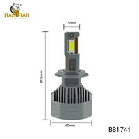 Ampoules de phare LED BB1741 9006 H27 H1 H4 H7 Blanc Lumière Constante 12V Performance Stable pour Voiture Camion SUV Fourgon Vente en Gros