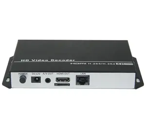 Bộ Giải Mã Hộp Thu Video 4K HDMI H.265 Bộ Thu Topbox RTMP RTSP UDP Phát Trực Tuyến Với Điều Khiển Từ Xa