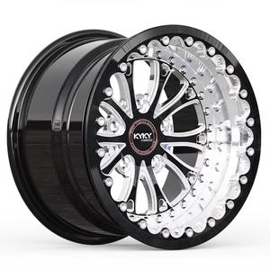 Rines Personalizados para Carreras de <span class=keywords><strong>Drag</strong></span>, 5x112 5x120 5x114.3 5x115 5x127, Rines Forjados con Beadlock para Chevrolet Corvette C6, Autos Americanos Muscle <span class=keywords><strong>Car</strong></span> - Product Image 3