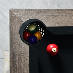 Chất Lượng Cao 8ft Hình Chữ U Chân Hạt Gỗ Bàn Bida 96 Inch <span class=keywords><strong>Snooker</strong></span> Bảng Cho Nhà Sử Dụng Trong Nhà Hồ Bơi Trò Chơi Bảng TP-9631 - Product Image 6