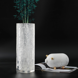 Estilo nórdico transparente mini resina <span class=keywords><strong>cristal</strong></span> transparente vaqueros jarrón de <span class=keywords><strong>flores</strong></span> para la decoración de la boda - Product Image 1