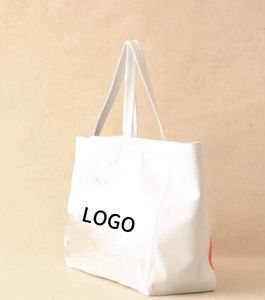 Bolsa de Lona de Moda con Logotipo Personalizado, Bolsa de Compras de Algodón, Bolsa de Lona Grande con Asa, Bolsa Cruzada - Product Image 2