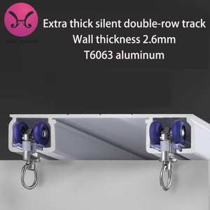 Tringles à rideaux électriques modernes en aluminium de haute qualité rails de fenêtre motorisés contrôle WiFi accessoires pour la maison - Product Image 5